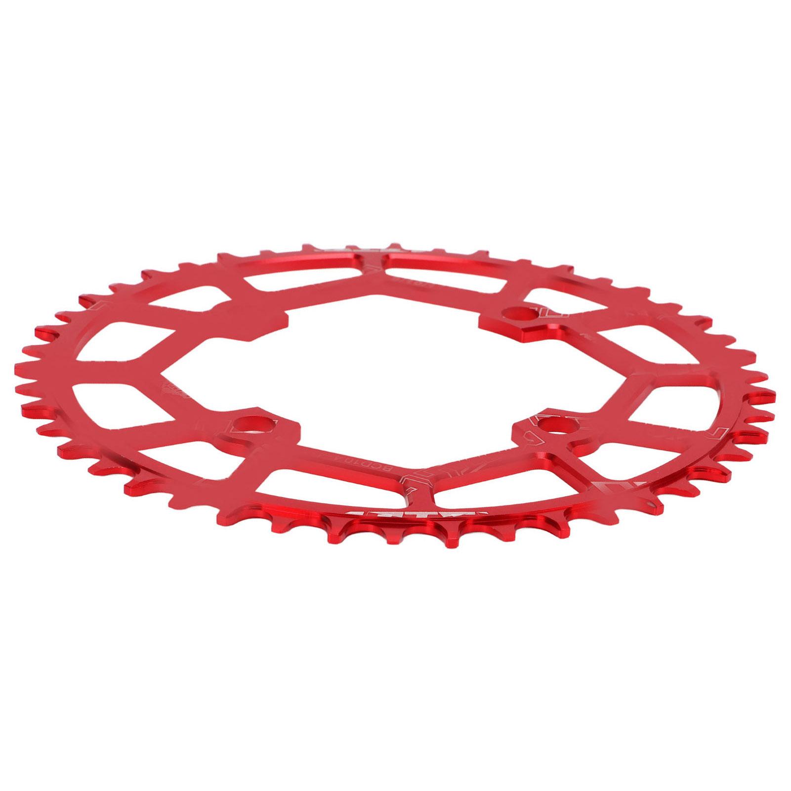 Mountain Bike 104BCD Gear Disc 46T Reduce Friction Noise Aluminum Alloy Bike Chainring for Mountain Bike