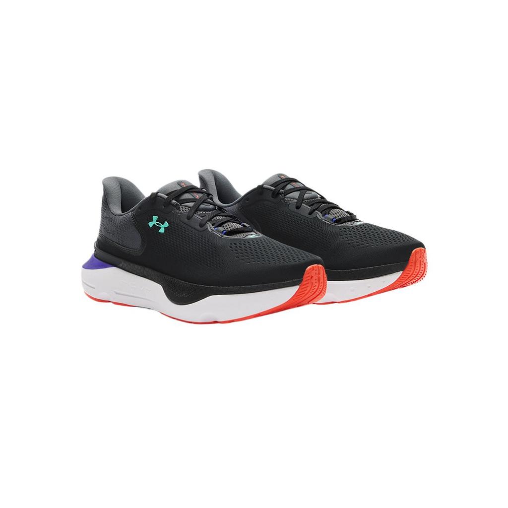 Under Armour HOVR Infinite Pro 2 Black Virtual Violet Comet Green Men Sneakers 3028168-003