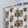 Cute Shiba Inu Dog Shower Curtain Waterproof Bathroom Decor Japanese Dog Lover Gift Washroom Fabric