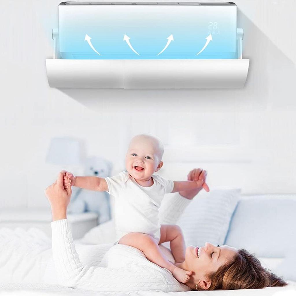 Universelle Klimaanlagen-Windschutzscheibenblende Verstellbare Windschutzscheibe Windabweiser Abdeckung Anti-Direktes Blasen Verstellbar