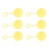 6PCS Reusable Water Balloons with Carrying Ring Silicone Quick Fill Self Sealing Summer Water Splash Ball Toys for
