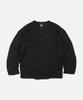 FRIZMWORKS 10S Solid Henley Neck Tee _ Black