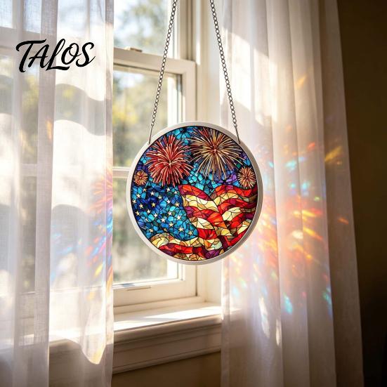 Puzzle Gift for Adults Acrylic Suncatcher, Artistic Window Hanging Ornament, 7.48 Inch Sun Satisfying Weekend Project Catcher Decoration, Ideal