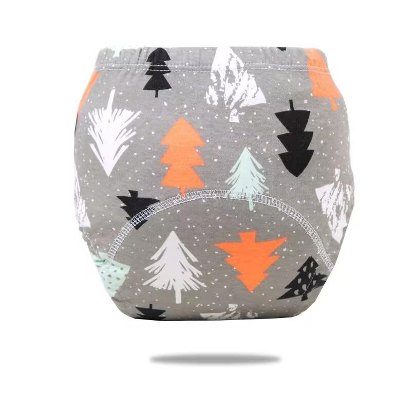 Cartoon Printed Breathable Baby Reusable Diaper for Bedroom Nappy Shorts Training Pants