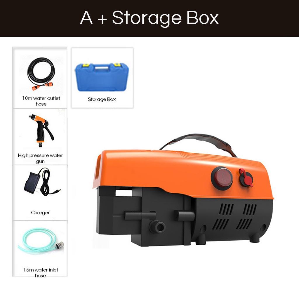 Household Portable High Pressure Electric Car Wash Washer 6L / Min 12V 24v Car Washer Washing Machine 80w