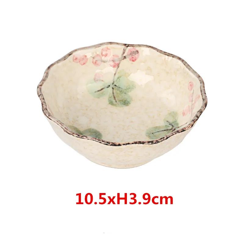 2 Pcs Japanese Creative Ceramic Household Dishes Desserts Small Bowls Bowl Snacks Cold Dishes Hot Pot Seasoning Saucer Soy Sauce