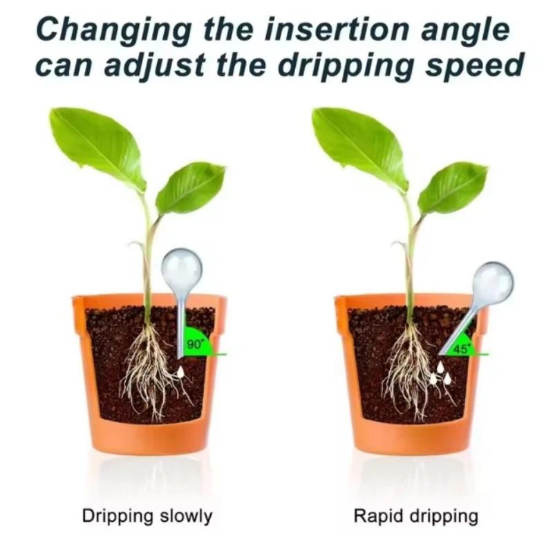 10PCS Plant Water Feeder Automatic Plastical Balls Garden Water Device Plants Watering Bulbs Self Watering Drip Irrigation