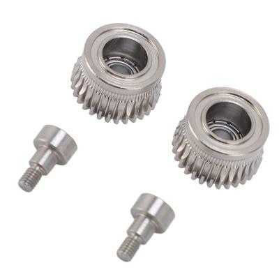 2Pcs Extruder Gear All Metal Dual Extruder Wheel Set for K1 K1C K1 Maximum for Ender 3 V3 for Ender3 V3 Plus