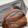 Luxury Mini Size Shoulder Bag Frosted Surface Matte Suede Crossbody Bag PU Leather Women's Handbag Daily Use