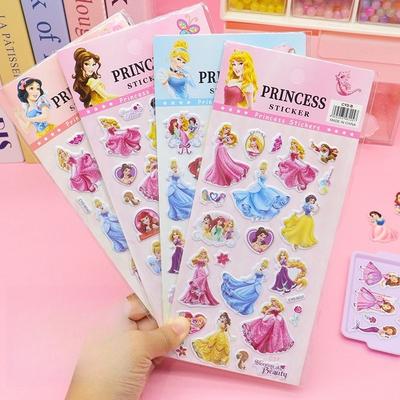 Disney Princess Series Theme Decoration Stickers Manual Diary Decoration Suitable for Decoration Creative Gifts