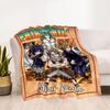 Fairy Tail Adventure Customize Text Blanket Cozy Customizable Blanket Ultra-Soft for Bedding Living Room Picnics Bed Four Seasons Multipurpose