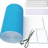 Custom Size Air Vent Filter Cotton, Washable HVAC Air Filter Mesh for Floor, Wall and Ceiling Vents, Blue and White