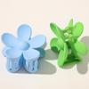 6 Pieces Hair Claw Clip Women Styling Daily-Wear Flower-Shape Girl Headwear Headdress Ponytail Clamp Women Makeup Washing