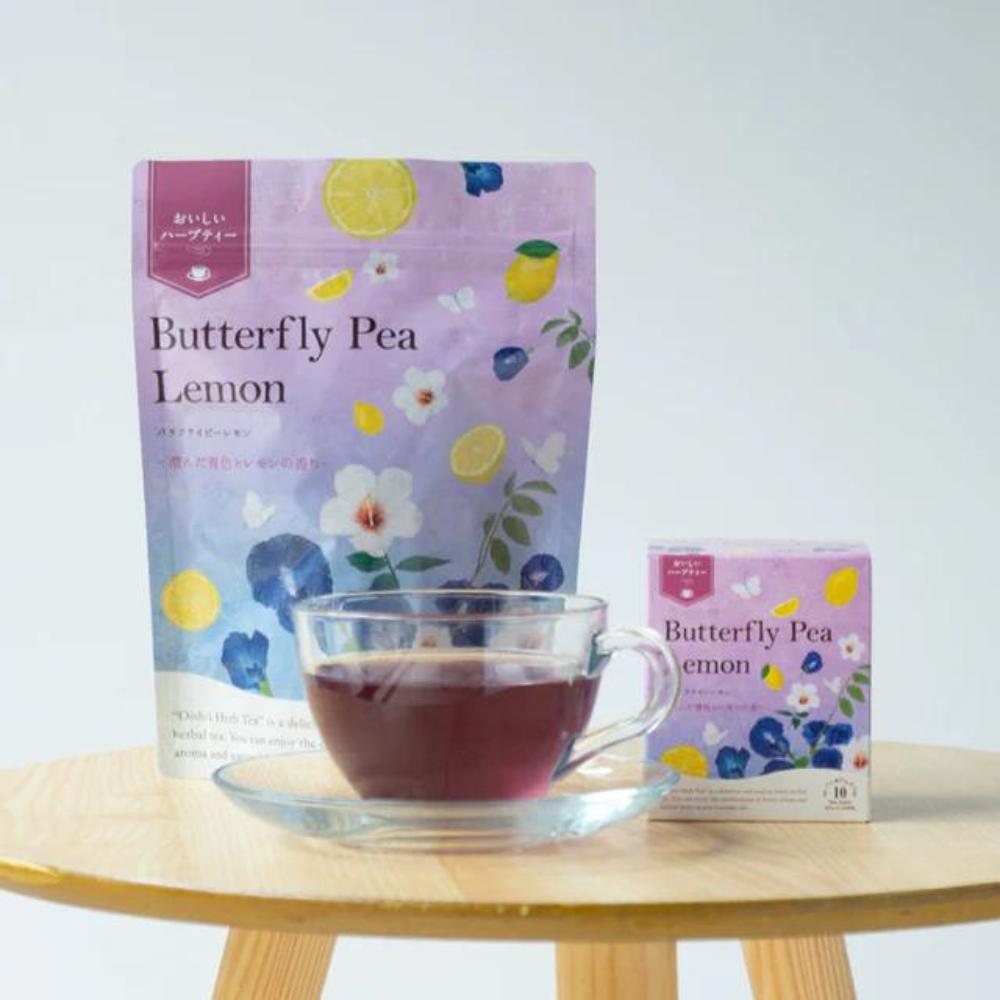 Tree of Life Oishii Herb Tea - Butterfly Pea Lemon - Tea bag  (10 packets)