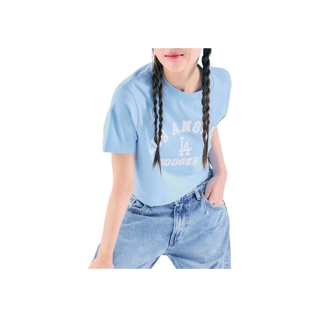 New MLB Women's VARSITY T Shirts Women's Blue 3FTSV0733-07SBL