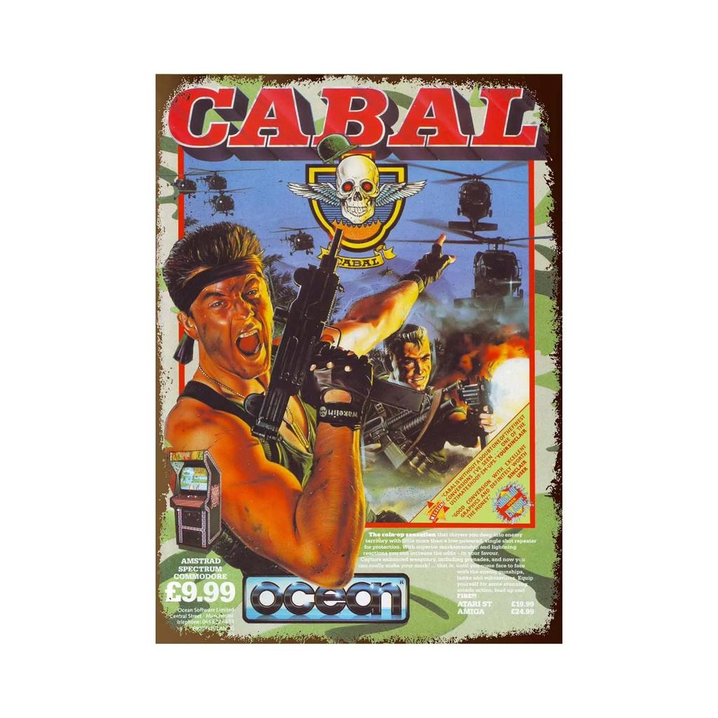 Cartoon Anime Signs Double Dragon Movie Poster Vintage Decoration Wall Metal Tin Sign Garage Tin Board Painting Art Plate Sign