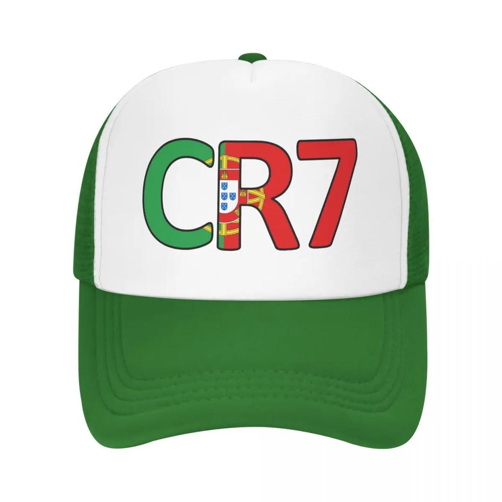 Custom Fashion Unisex Soccer Gift Football CR Trucker Hat Adult Adjustable Ronaldos Baseball Cap Women Unisex Hip Hop Trucker Cap