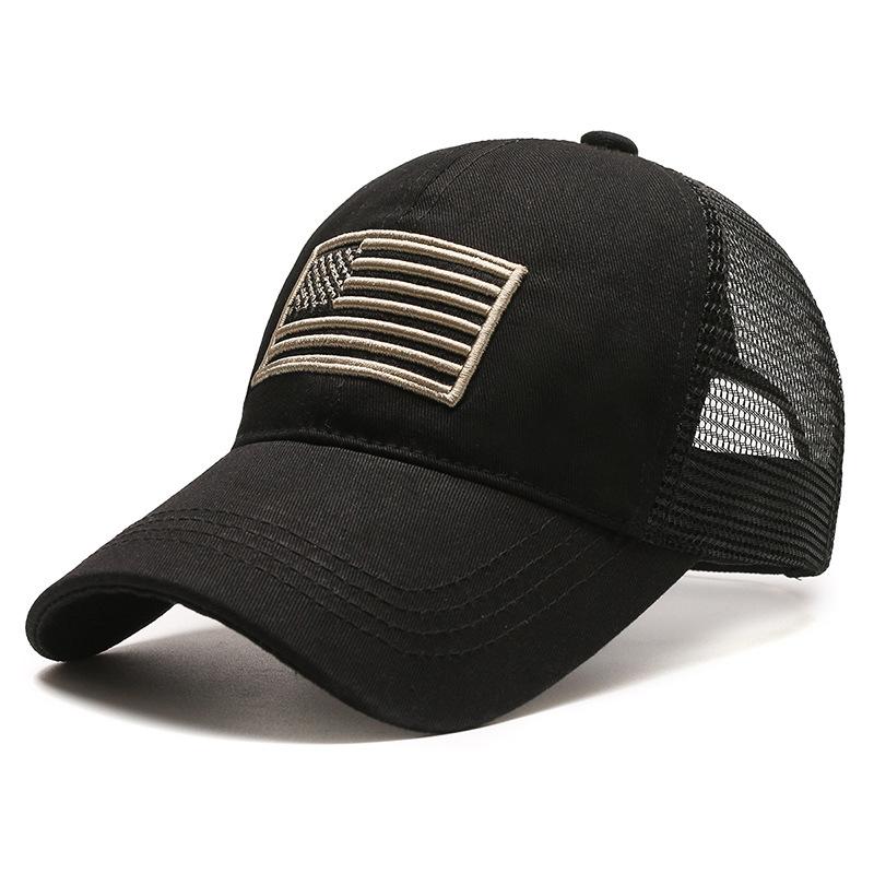 Pălărie de Soare de Vară pentru Bărbați, din Plasă Respirabilă, Camuflaj de Exterior, Șapcă de Baseball Brodată