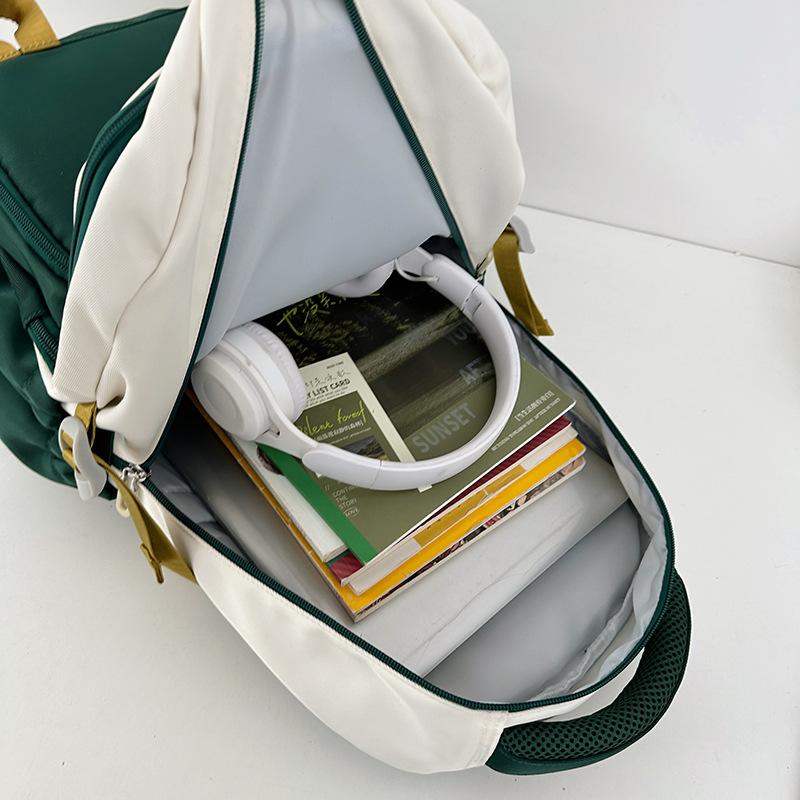 Backpack New Style Ins Style Cute Korean Style Junior and Senior High School Students School Bag Large Capacity Simple Student School Bag