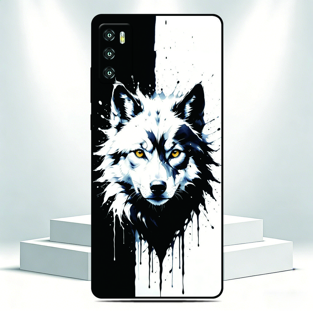 Μαλακή θήκη τηλεφώνου με σχέδιο Λύκου Για Doogee Note 56X 56 58 N55 N60 59 Pro Plus DIY Προσωποποιημένο Εξατομικευμένο Εικόνα Φωτογραφία Πίσω Κάλυμμα