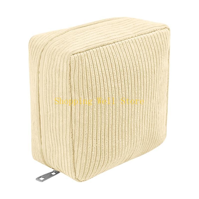 

KX4B Period Bag, Corduroy Sanitary Napkin Storage Bag,First Period Gear for Girls,Sanitary Disposal Bags for School Office світло-жовтого кольору