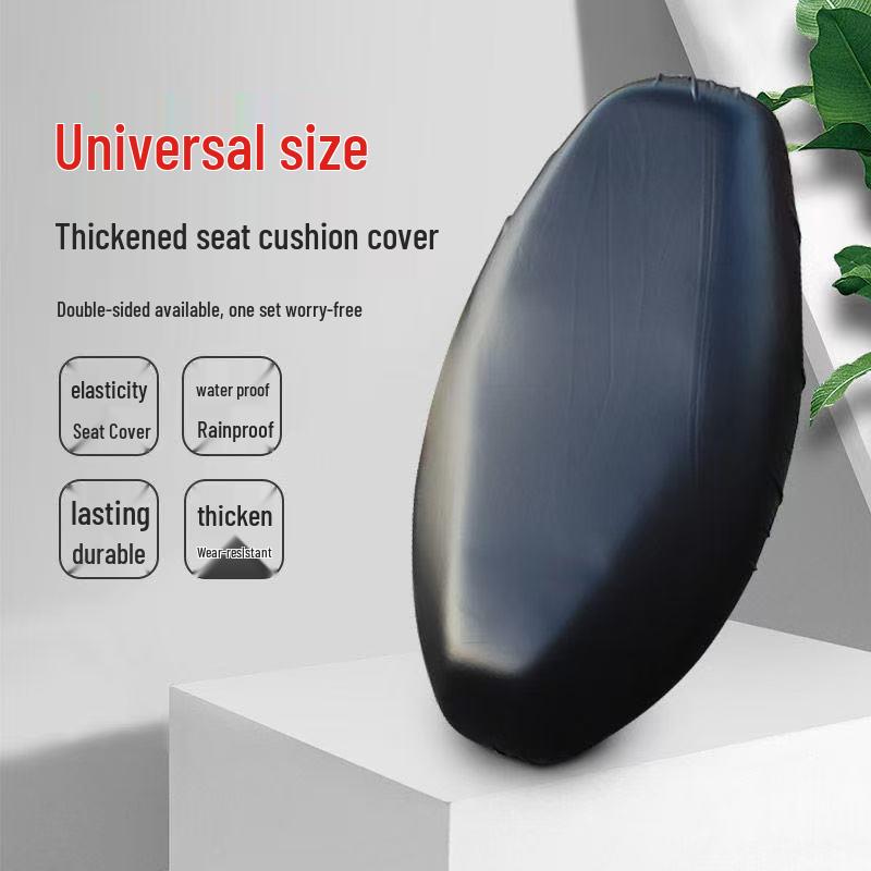 Waterproof Leather Seat Cover for Electric Vehicles, Bicycles, Scooters, and Motorcycles