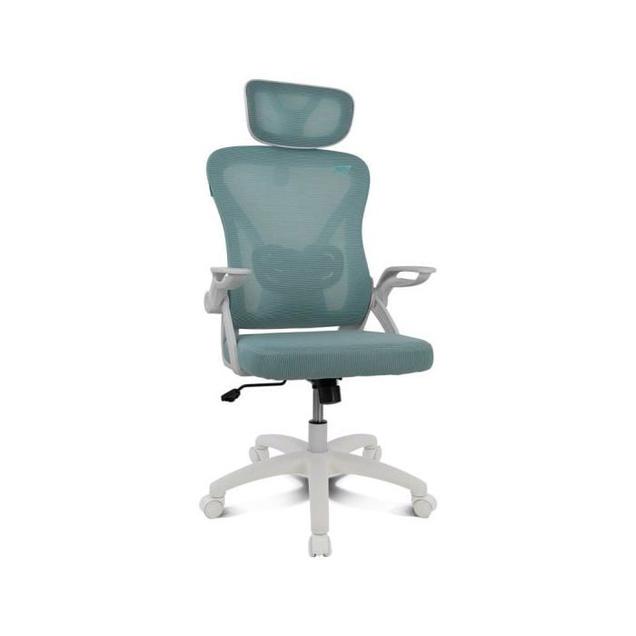 Silla gaming Drift DRAIR35 Turquesa respaldo de malla reposabrazos ajustables 120 kg