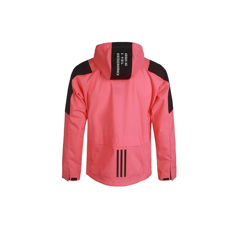 Adidas Jackets Men's Pink Hooded Moderate Workwear FU6571