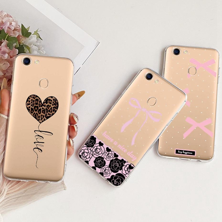 Clear TPU Case For OPPO F5 F7 F3 Newest Style Phone Cases For Oppo F7 F3 F5 Youth Soft Silicone Covers Bumpers