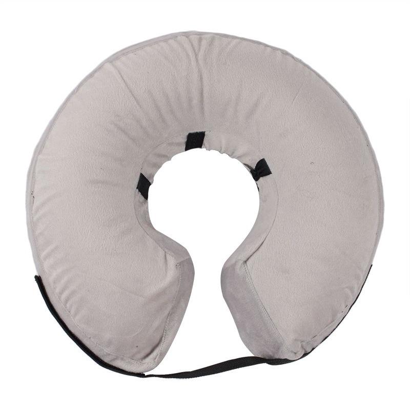 

Pet Inflatable Neck Ring Elizabeth Ring Dog Neck Ring Anti Bite Beauty Anti Lick PVC Cat Neck Ring Cat Simple Portable Neck Ring XS серый