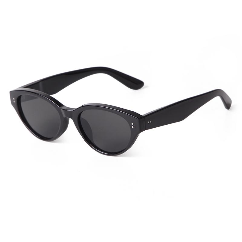 Laurinny Vintage Women Cateye Sunglasses Lady Retro Cat Eye Sun Glasses Brand Designer Transparent Ocean Eyewear For Female