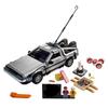 To The Back Future Time Machine Concept Car Toy Building Blocks For Play Kids