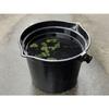 Freestanding Bucket with Handle, Black, 27.5 X 27.5 X 20.8 Cm, 8L