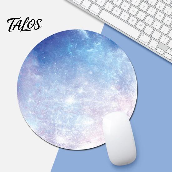 1/5Pcs Lua Planeta Folhas Redonda Antiderrapante Mesa Gaming Mouse Pad Tapete Mousepad