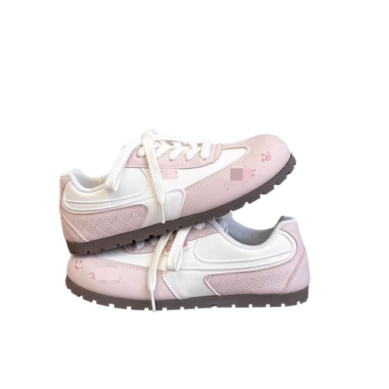 Ballet style women's autumn new breathable versatile thin baseplate shoes niche casual little white shoes women