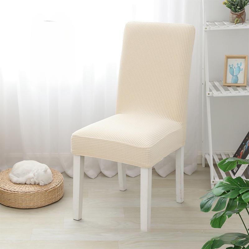 Thickened One-piece Elastic Chair Cover Corn Kernel Pineapple Grid Dining Chair Cover Stool Cover Chair Cover