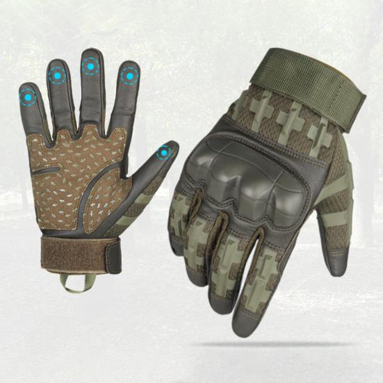 1 Paar Taktische Vollfingerhandschuhe Atmungsaktiv Rutschfest Touchscreen Outdoor Camping Airsoft Motorrad Klettern Radfahren Jagd Herrenhandschuhe