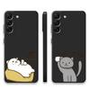 Cartoon Cat Matching Couple Phone Case for Samsung Galaxy A53 A22 A51 A35 A54 A21s A52 A55 A72 A24 A73 A56 A33 A25 A25 A23 A35
