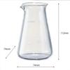 HARIO Conical Sake Pitcher, Crafts Science, 200ml Capacity, BeakerServer with Measuring Meter, Clear, Heat-Resistant Glass, Made in Japan, CSP-200