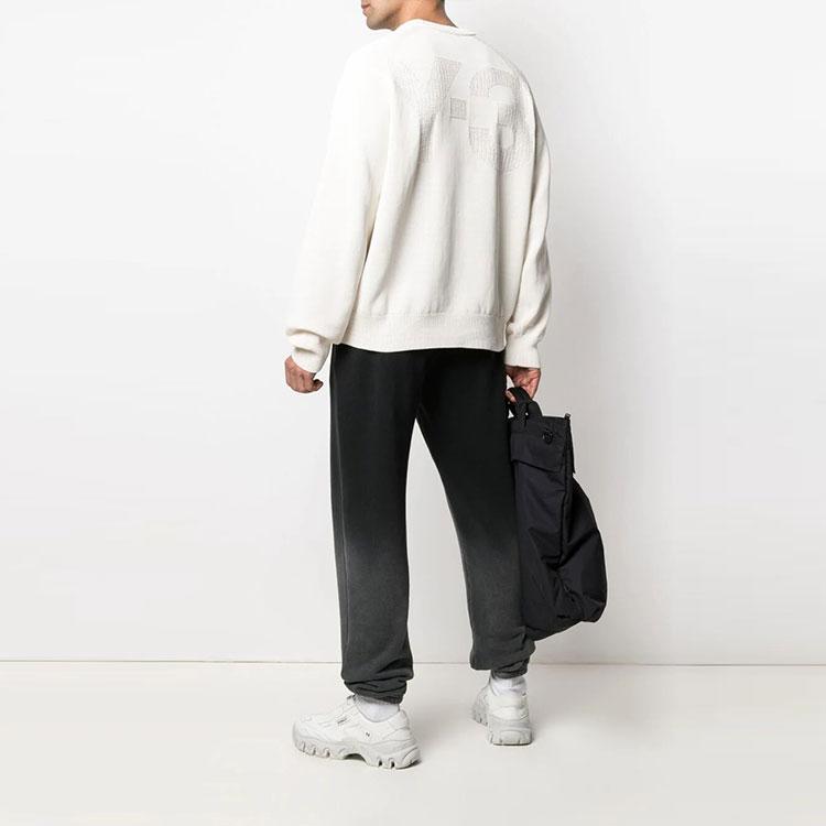 Men's adidas Y-3 Sweatshirts Men's White Crew Neck Moderate