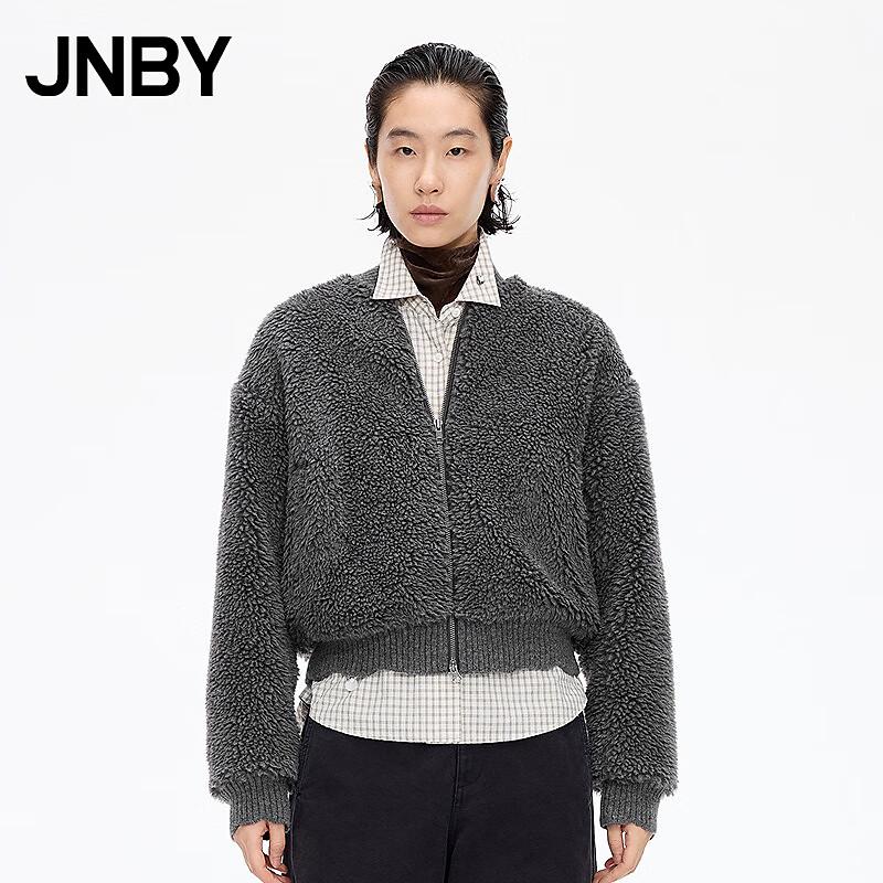 

JNBY 2025 Зимняя свободная короткая куртка из искусственного меха 5P0T13440 XL