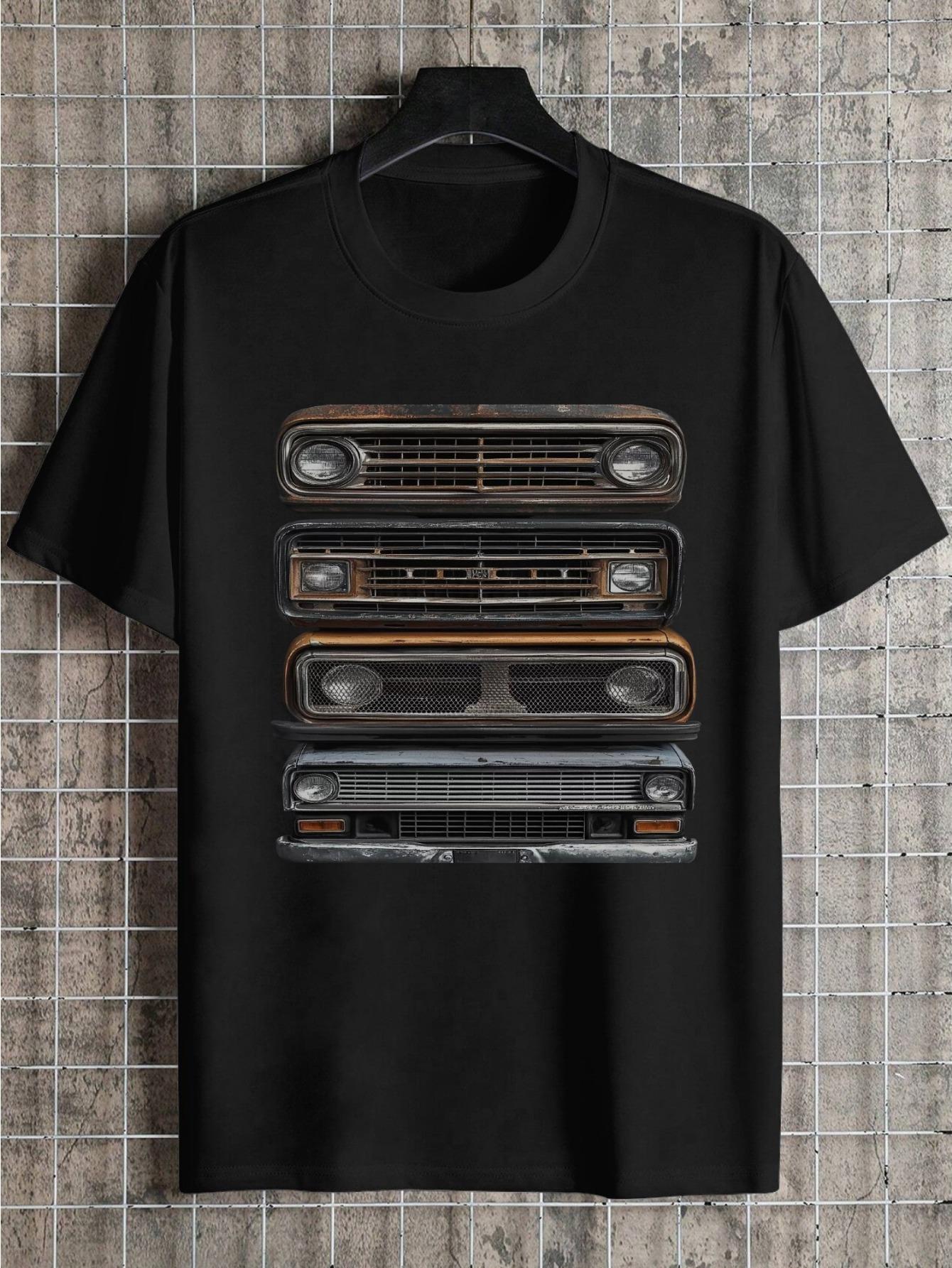 T-Shirt y2k 1pc Truck Grilles T Black S