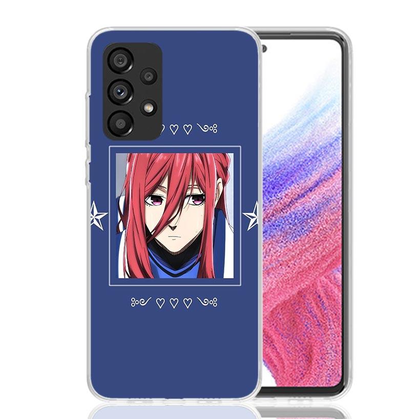 

Blue Lock Chigiri Hyoma Phone Case for Samsung Galaxy A52 A51 A50S A12 A22 A32 A72 A10S A30S A31 A71 Note 20 Ultra 10 Plus S10 G Samsung A10S