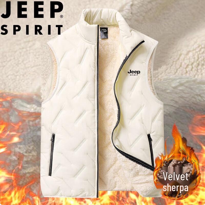 JEEP SPIRIT Men's Casual Sleeveless Padded Vest