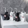 Lovely Cats Design Soap Dispenser Easy Maintenance Soap Holder with Press Pump For Household Countertop Organization