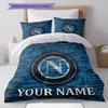 SSC Napoli Custom Name Pattern Bedding,Quilt Set Quilt Cover Pillowcase Home Birthday Gift(1 * duvet cover + 2 * pillowcase, without core)