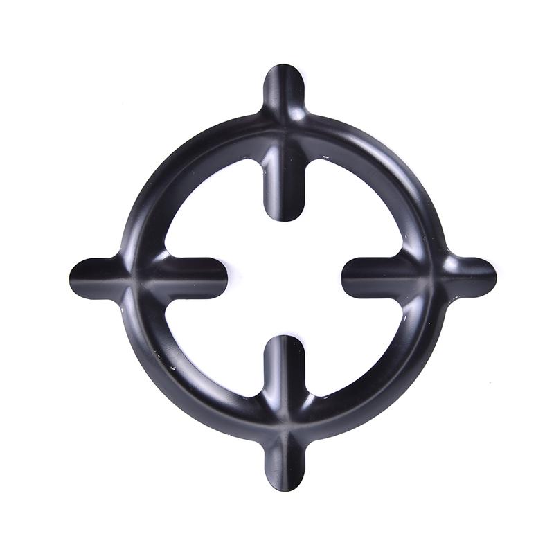 Anello Supporto Per Wok In Ghisa 2 In 1 – Riduttore Per Piano Cottura A Gas – Adatto Per Moka, Casseruola E Padelle – Diametro 24,5 Cm Con Gancio