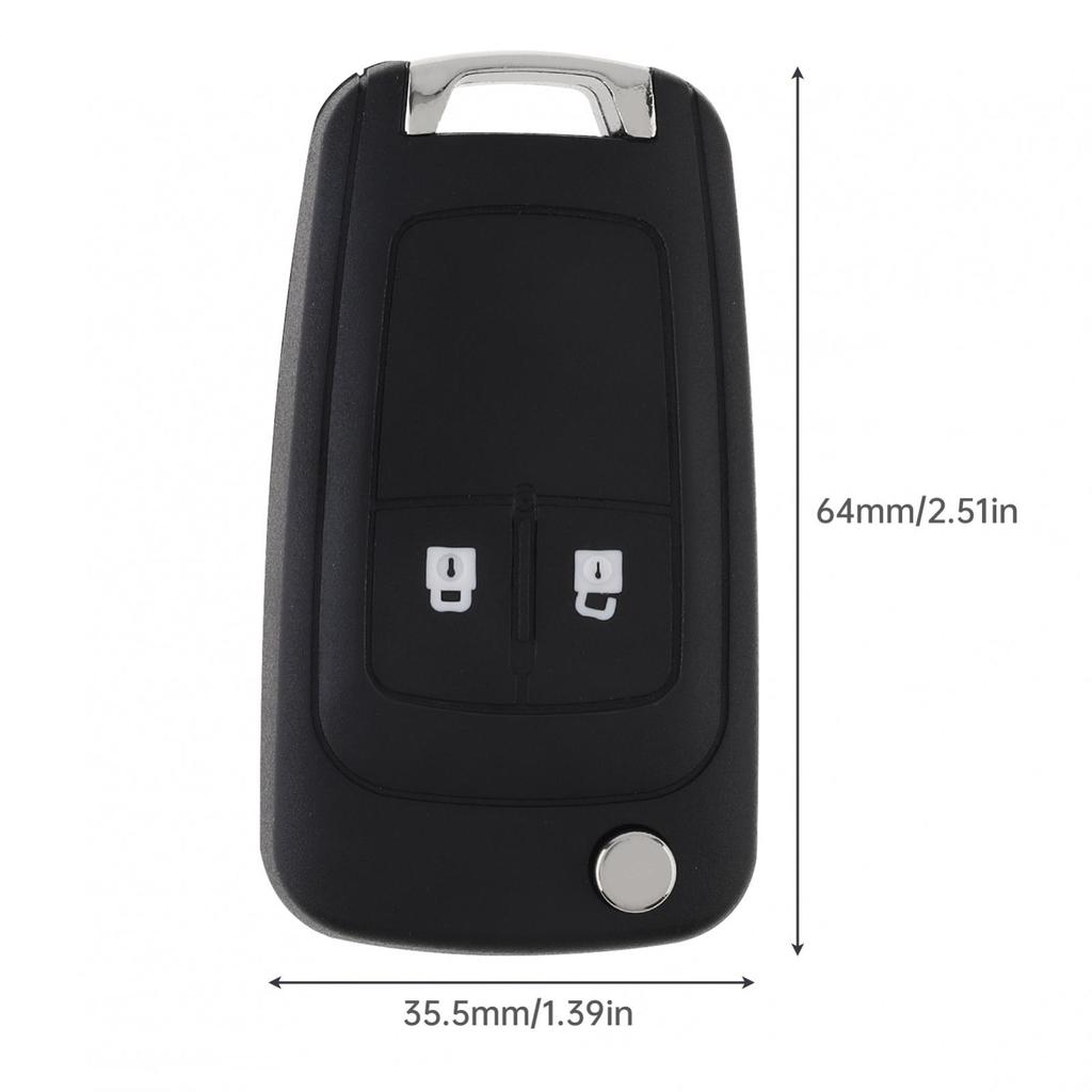 2 / 3 Tasten Auto Schlüsselanhänger Hülle Schale Passend für Opel / Zafira / Vauxhall Astra Insignia Vectra Corsa