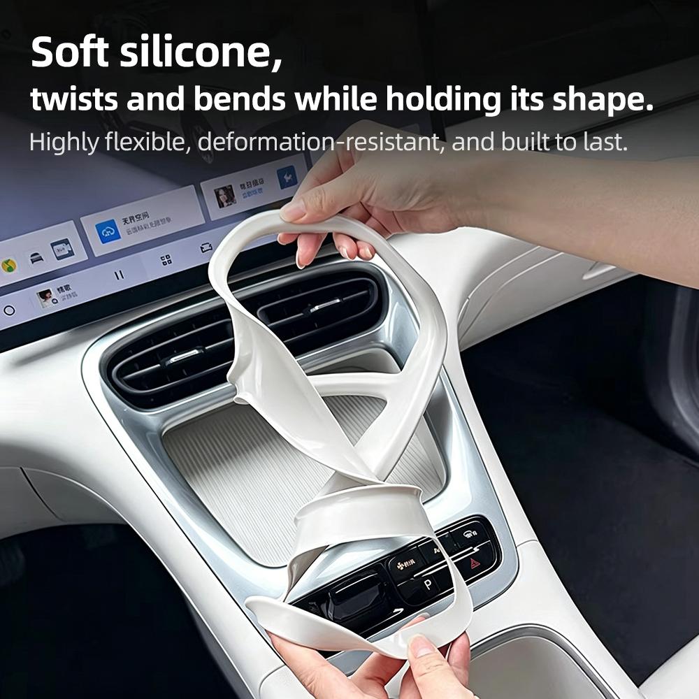 Premium Silicone Center Console Mat For Geely Geome X 2025-2026 Anti-Slip Anti-Scratch Car Interior Cover Accessories