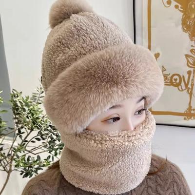 Winter Hat for Women Riding Windproof Head Hat for Head Hat Warm Hat Scarf Hood with Integrated Hood Cold Protection Ear Protection Hat Thick